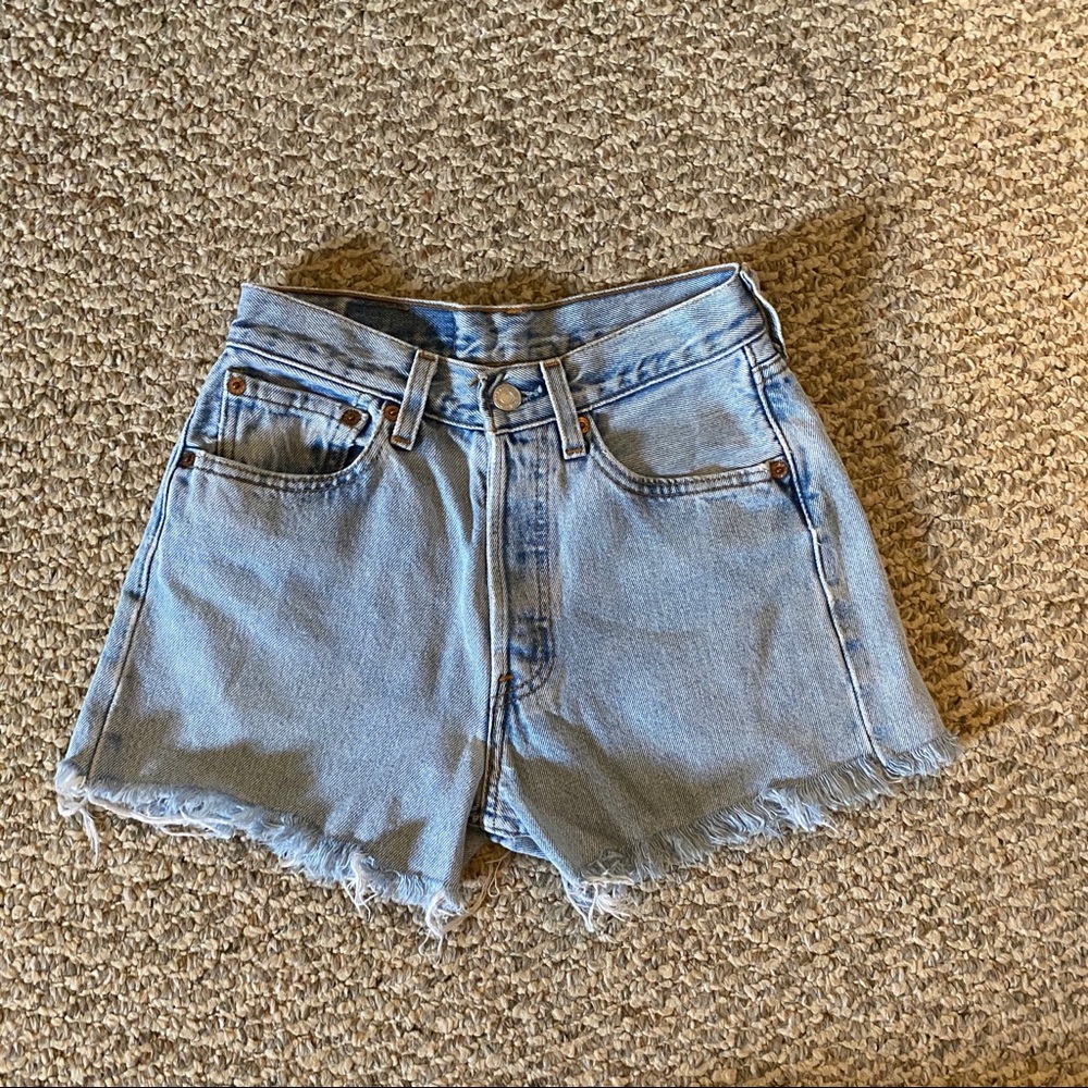 Levi’s High Rise Denim Shorts